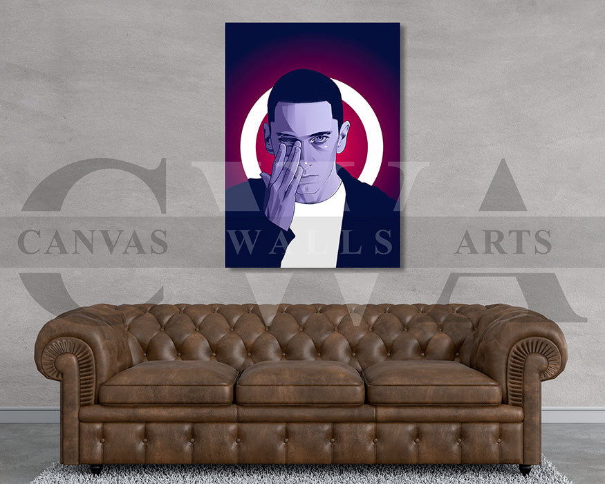 Eminem American Rapper Canvas Wall Art