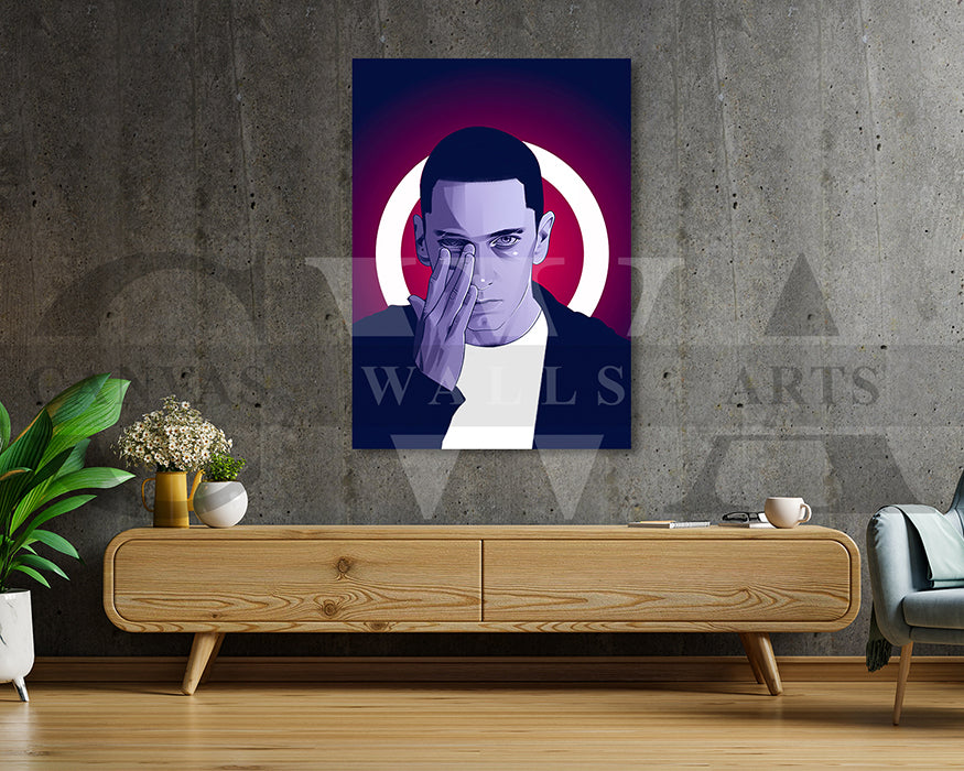 Eminem American Rapper Canvas Wall Art