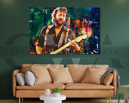 Eric Clapton Canvas Wall Art