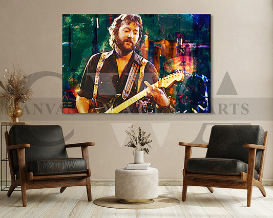 Eric Clapton Canvas Wall Art