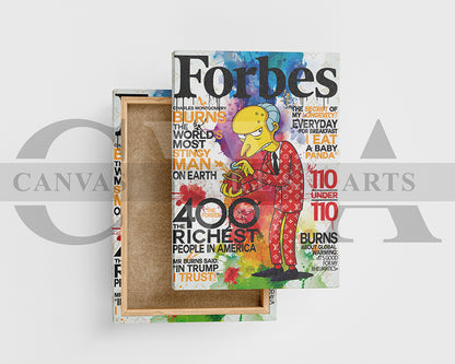 Everyday for breakfast I eat a baby Panda Forbes Burns Canvas Wall Art