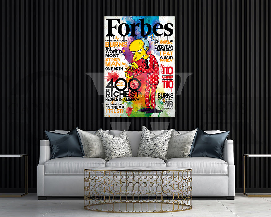 Everyday for breakfast I eat a baby Panda Forbes Burns Canvas Wall Art
