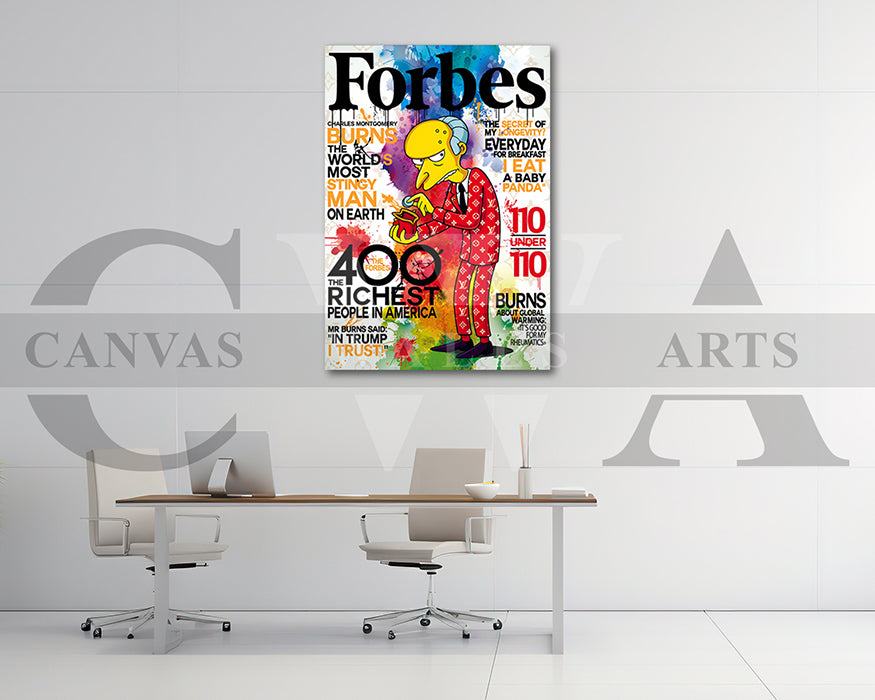 Everyday for breakfast I eat a baby Panda Forbes Burns Canvas Wall Art