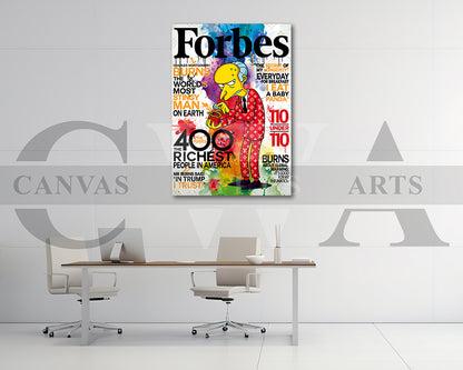 Everyday for breakfast I eat a baby Panda Forbes Burns Canvas Wall Art