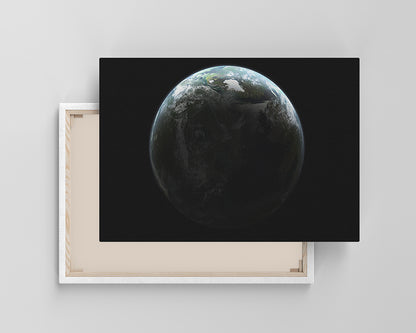 Exoplanet Canvas Wall Art Galaxy Art Print