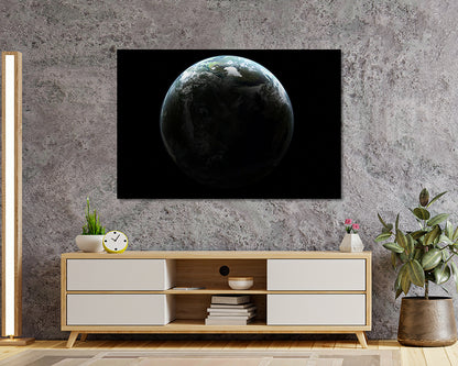 Exoplanet Canvas Wall Art Galaxy Art Print