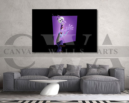Fear in Inside Out 2 Canvas Wall Art