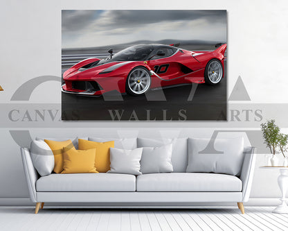 Ferrari FXX K Canvas Wall Art Car Poster Prints