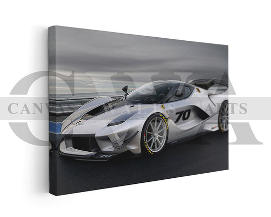 Ferrari FXX K Canvas Wall Art Hayper Car Poster Prints