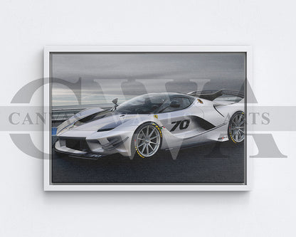 Ferrari FXX K Canvas Wall Art Hayper Car Poster Prints