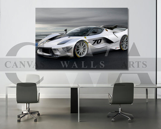 Ferrari FXX K Canvas Wall Art Hayper Car Poster Prints