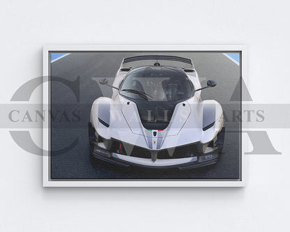 Ferrari FXX K Canvas Wall Art Car Poster Print