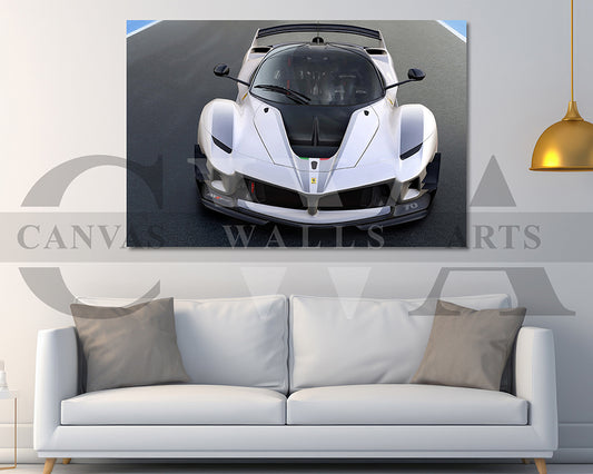 Ferrari FXX K Canvas Wall Art Car Poster Print
