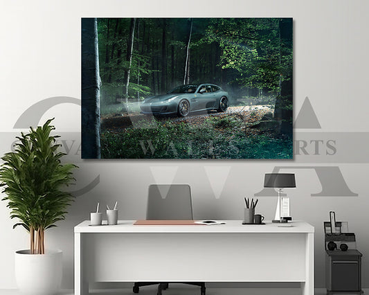 Ferrari GTC4Lusso Novitec Canvas Wall Art Car Poster Prints