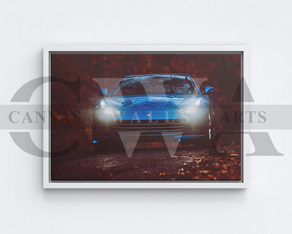 Ferrari GTC4Lusso Novitec Canvas Wall Art Car Poster Print