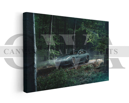 Ferrari GTC4Lusso Novitec Canvas Wall Art Car Poster Prints