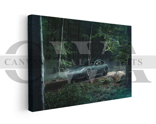 Ferrari GTC4Lusso Novitec Canvas Wall Art Car Poster Prints