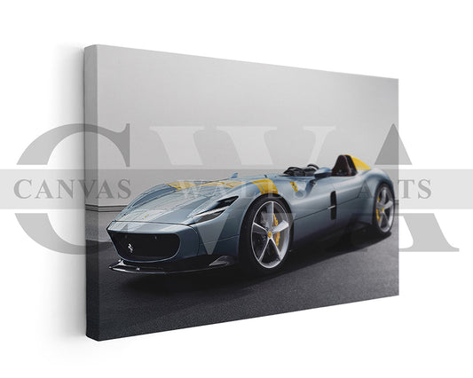 Ferrari Monza SP1 Canvas Wall Art Sports Car Poster Print