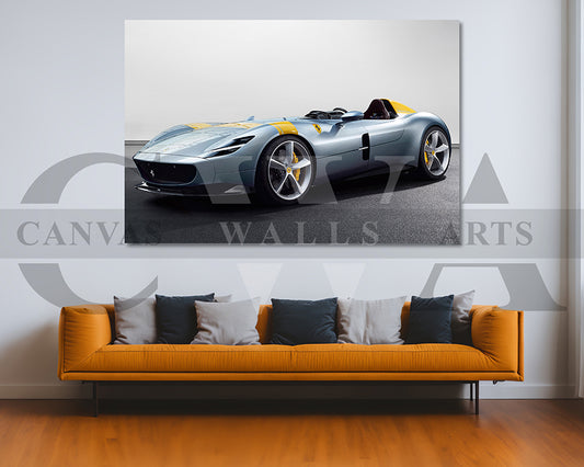 Ferrari Monza SP1 Canvas Wall Art Sports Car Poster Print