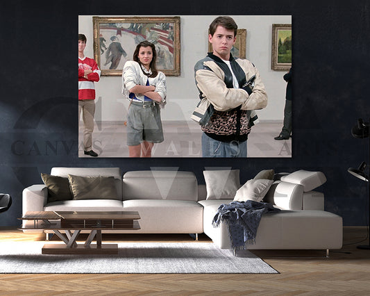 Ferris Bueller's Canvas Wall Art Movie Poster Print