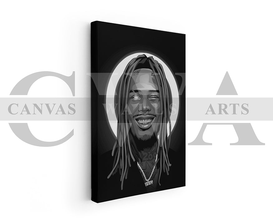 Fetty Wap American Rapper Canvas Wall Art