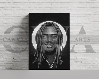 Fetty Wap American Rapper Canvas Wall Art