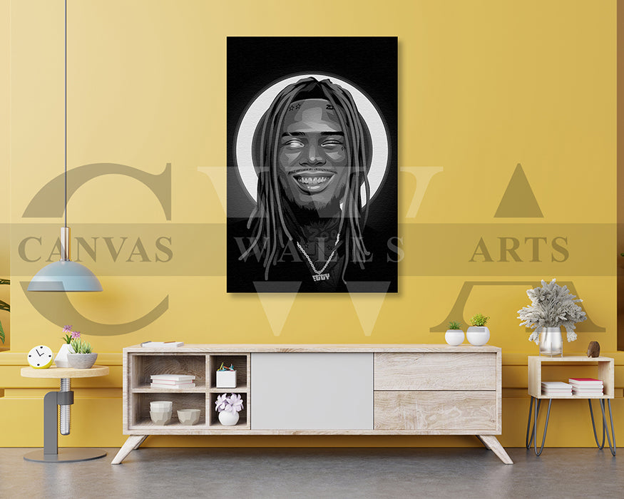 Fetty Wap American Rapper Canvas Wall Art