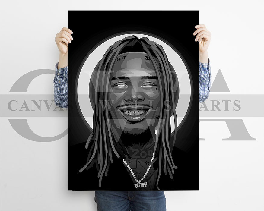Fetty Wap American Rapper Canvas Wall Art