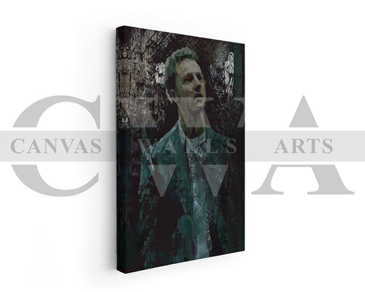 Fight Club Canvas Wall Art Abstract Movie Poster