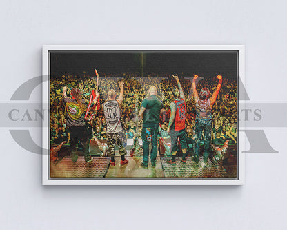 Five Finger Death Punch Canvas Wall Art