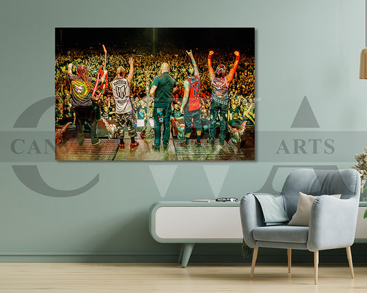Five Finger Death Punch Canvas Wall Art