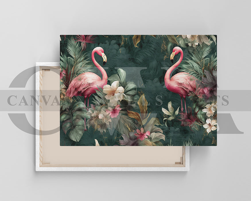 Flamingo Painting Canvas Wall Art