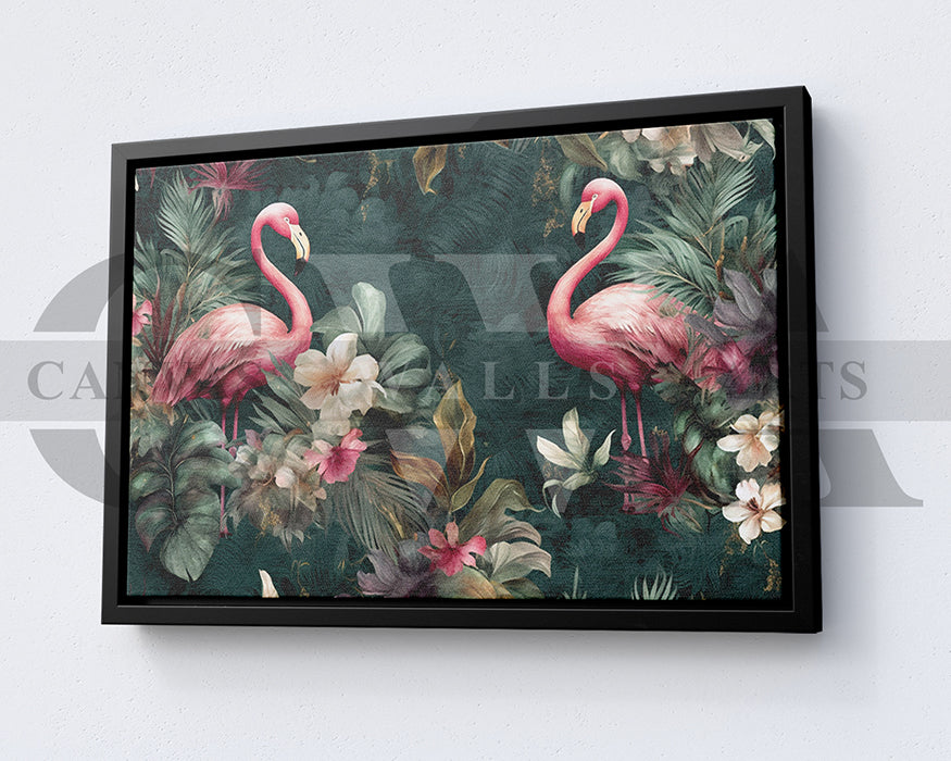 Flamingo Painting Canvas Wall Art