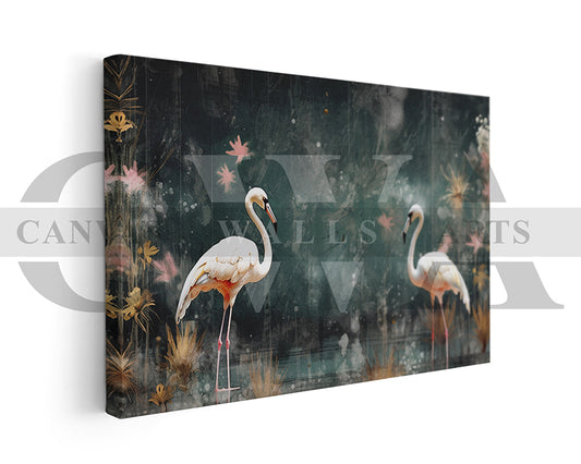 Flamingos Canvas Print