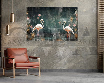 Flamingos Canvas Print