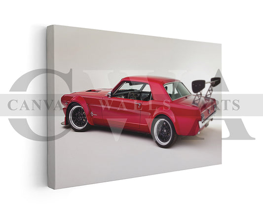 Ford Mustang Canvas Wall Art Car Poster Print