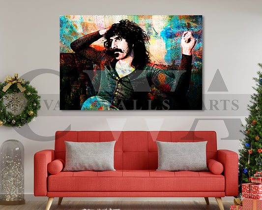 Frank Zappa Canvas Wall Art