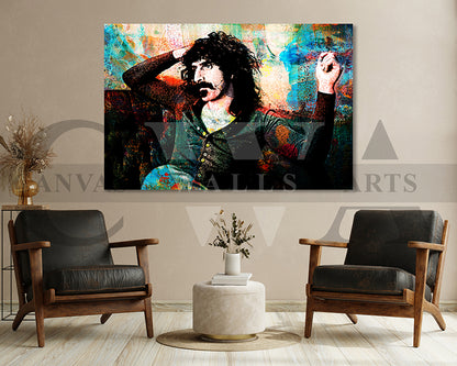 Frank Zappa Canvas Wall Art