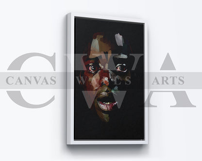 Fright Night Canvas Wall Art Abstract Movie Poster