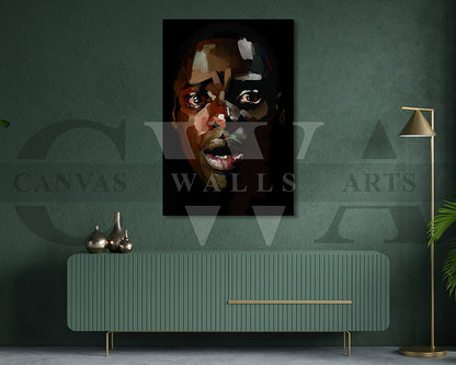 Fright Night Canvas Wall Art Abstract Movie Poster