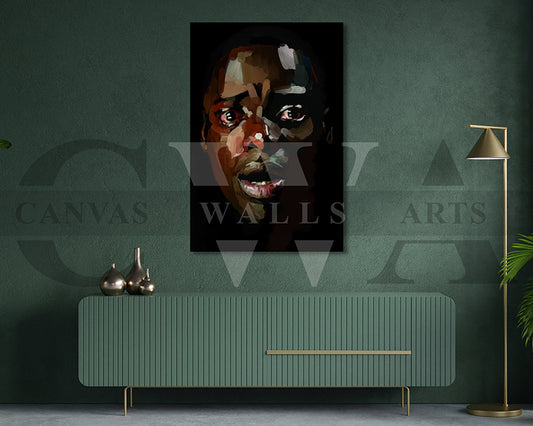 Fright Night Canvas Wall Art Abstract Movie Poster
