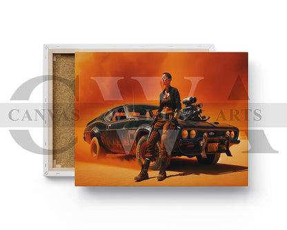 Furiosa A Mad Max Saga Canvas Wall Art