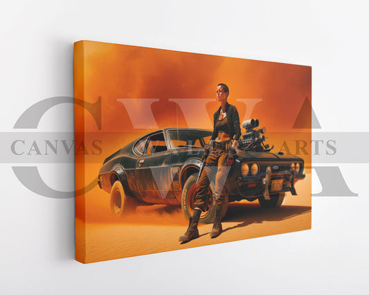 Furiosa A Mad Max Saga Canvas Wall Art