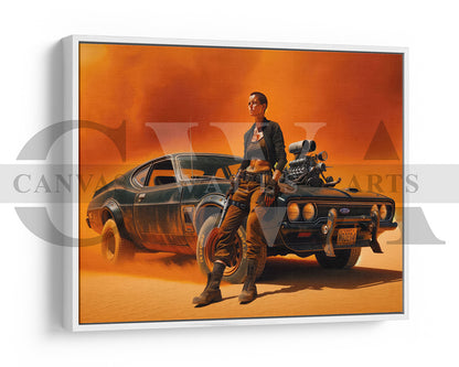 Furiosa A Mad Max Saga Canvas Wall Art