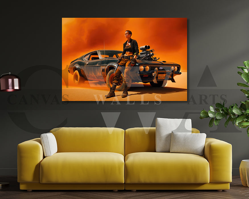 Furiosa A Mad Max Saga Canvas Wall Art