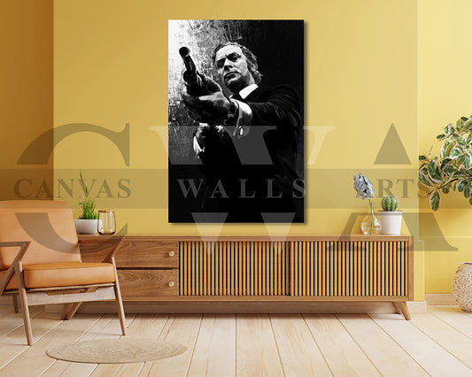 Get Carter Canvas Wall Art Abstract Movie Poster