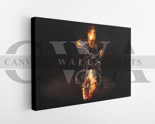Ghost Rider Hero Returns Canvas Wall Art