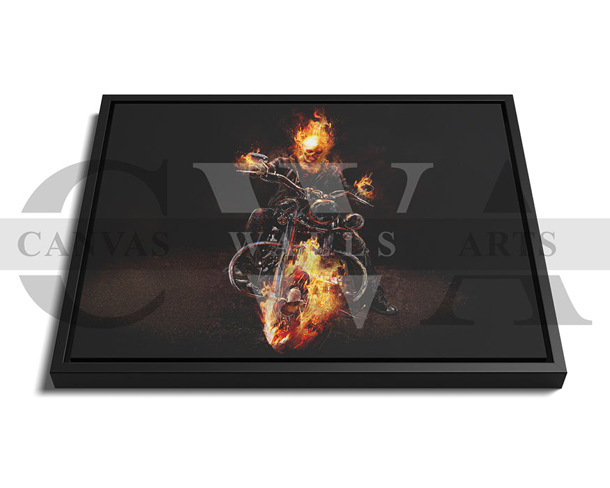 Ghost Rider Hero Returns Canvas Wall Art