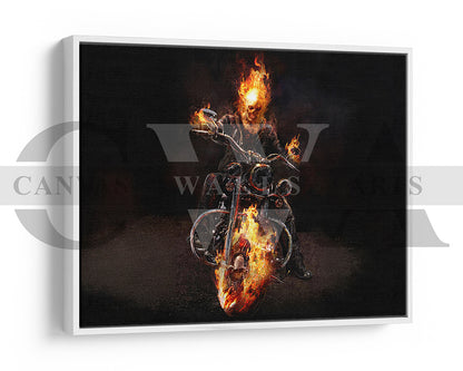 Ghost Rider Hero Returns Canvas Wall Art