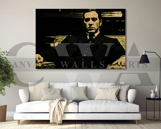 Godfather Canvas Wall Art Movie Poster